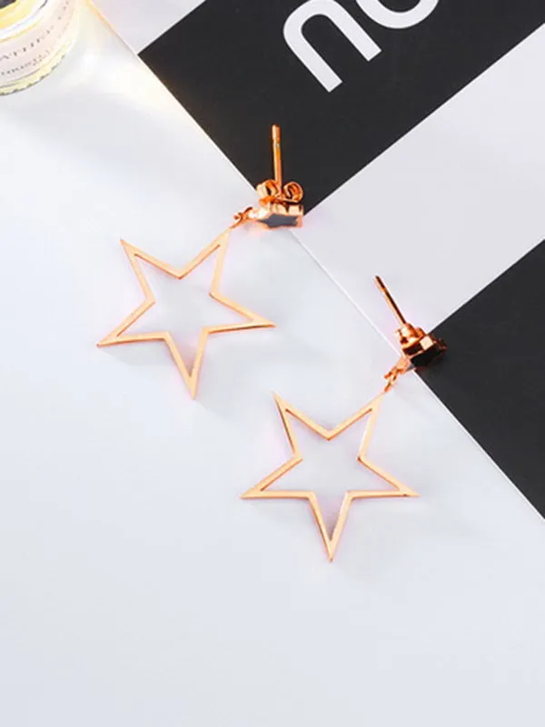 Fashion Five-pointed Star Earrings