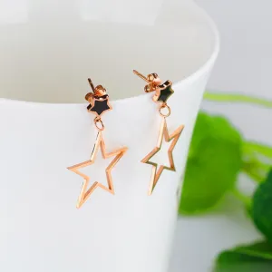 Fashion Five-pointed Star Earrings
