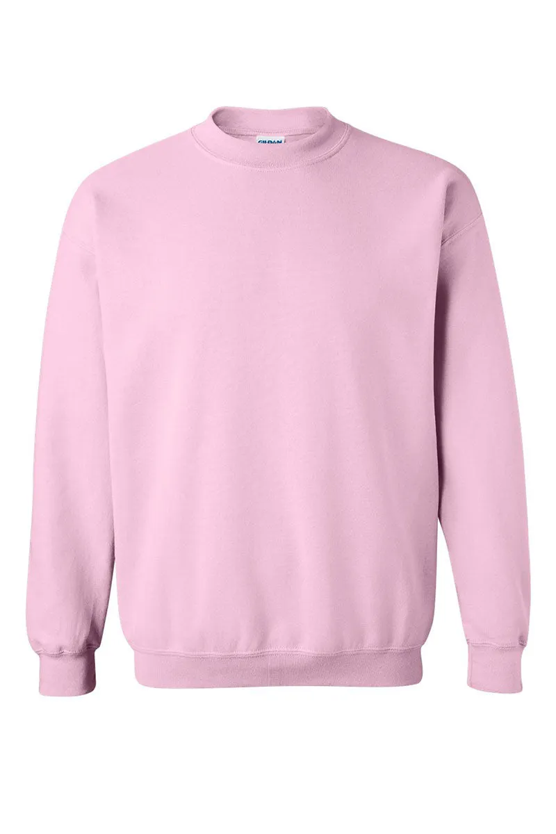 Faux Embroidery Ho Ho Ho Transfer Heavy-weight Crew Sweatshirt