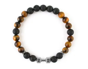 Fitness black matte bracelet athletic power