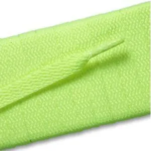 Flat Athletic Laces - Neon Yellow (2 Pair Pack) Shoelaces