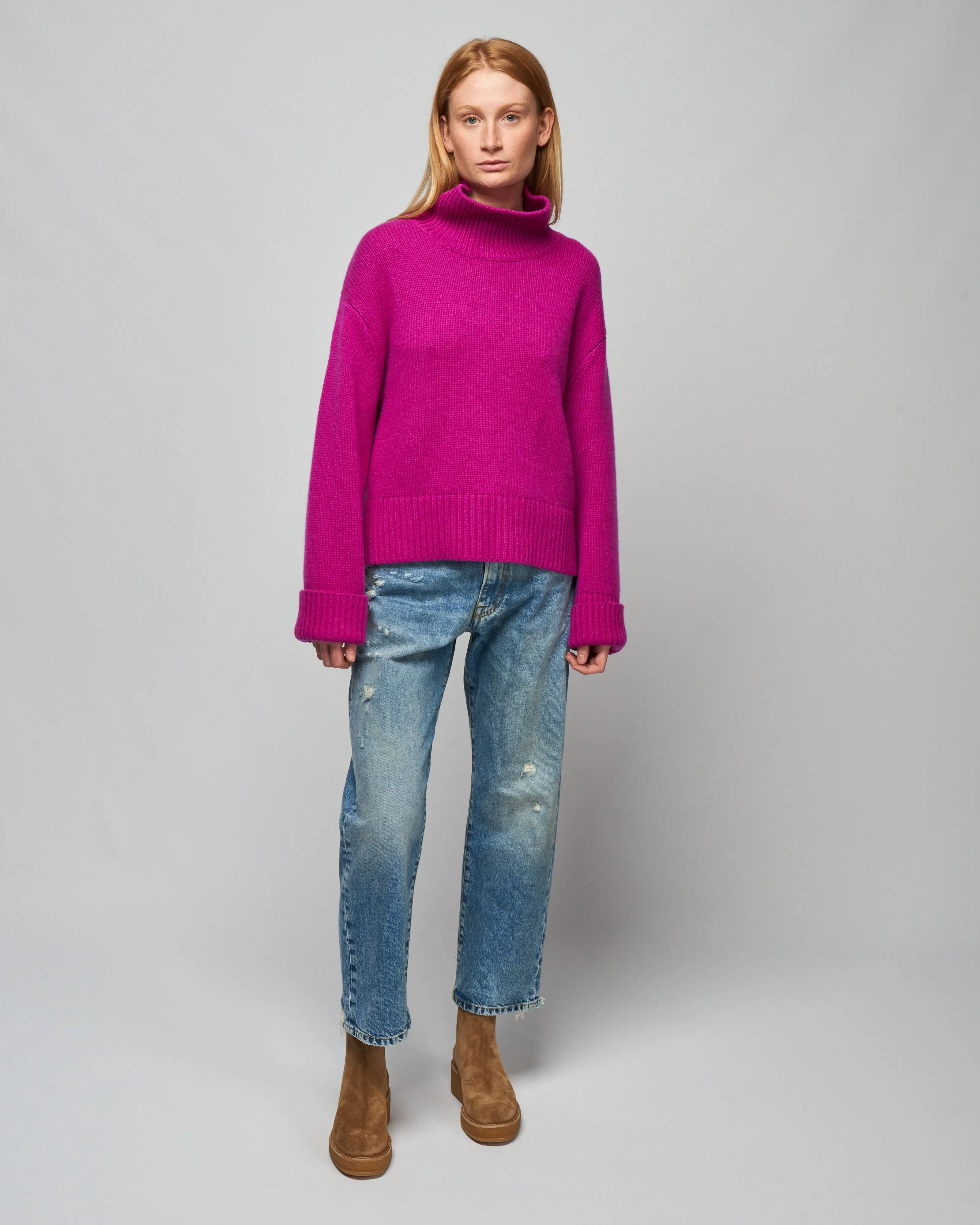fleur sweater - mulberry