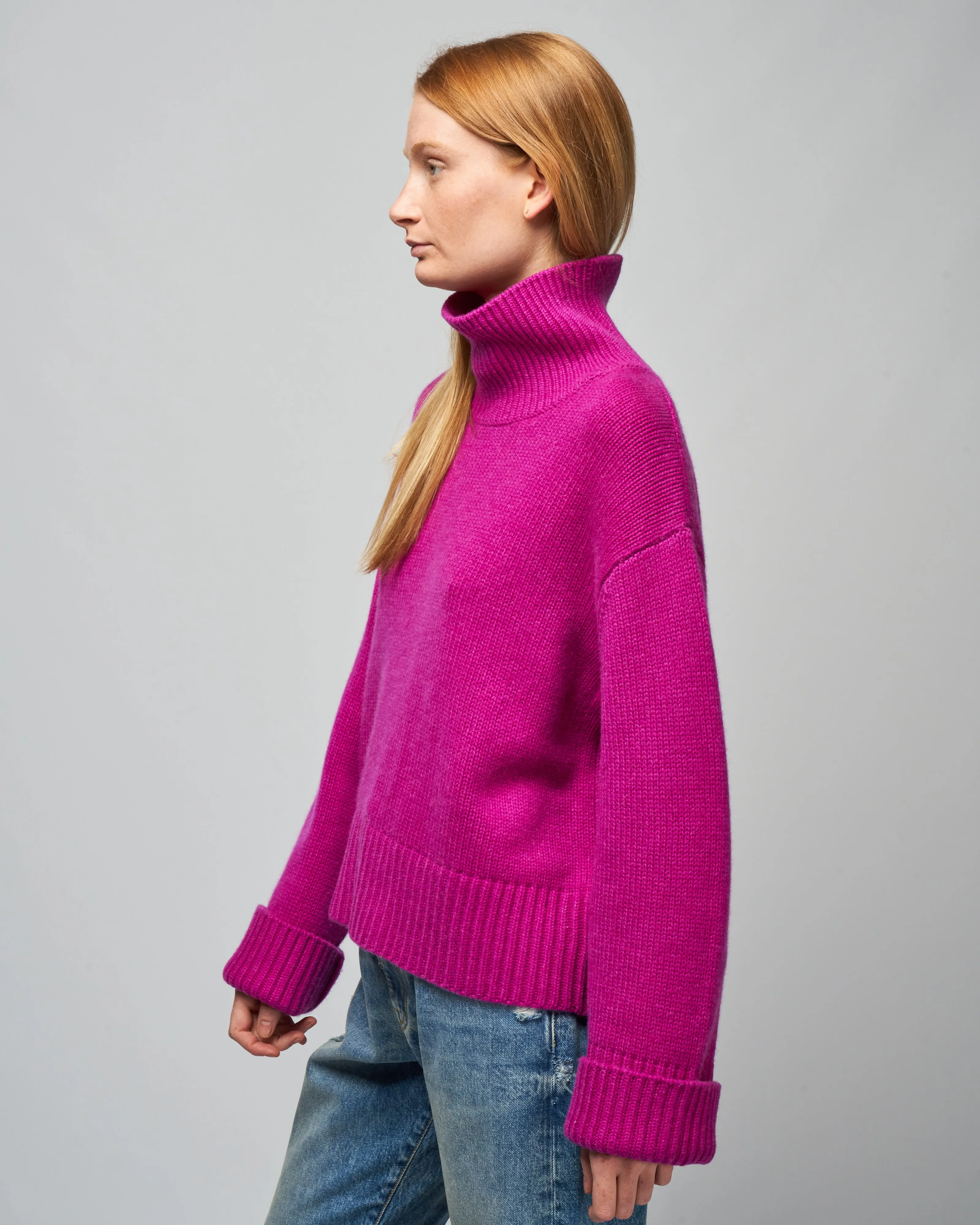fleur sweater - mulberry