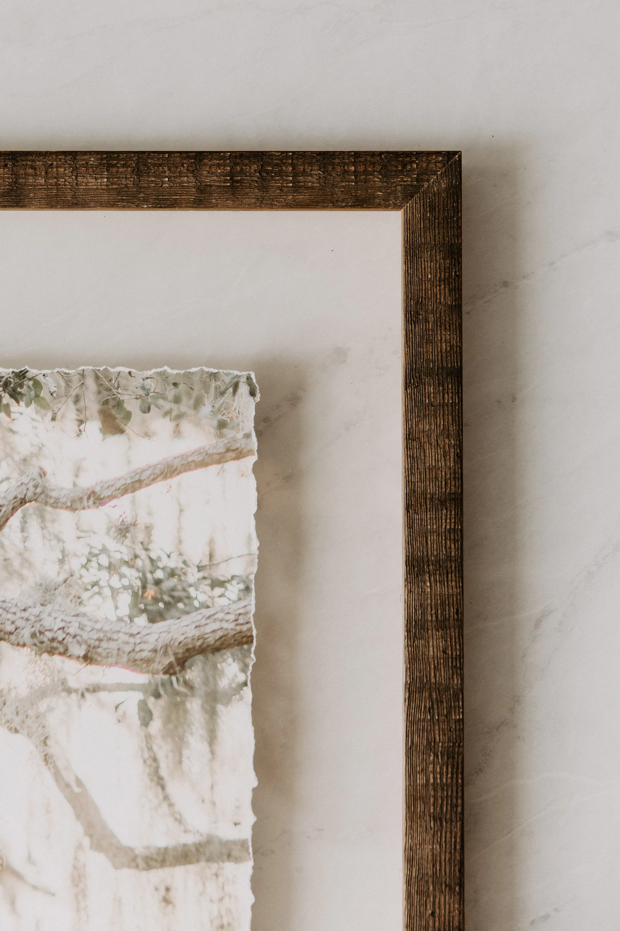 Floating Deckled Edge Print