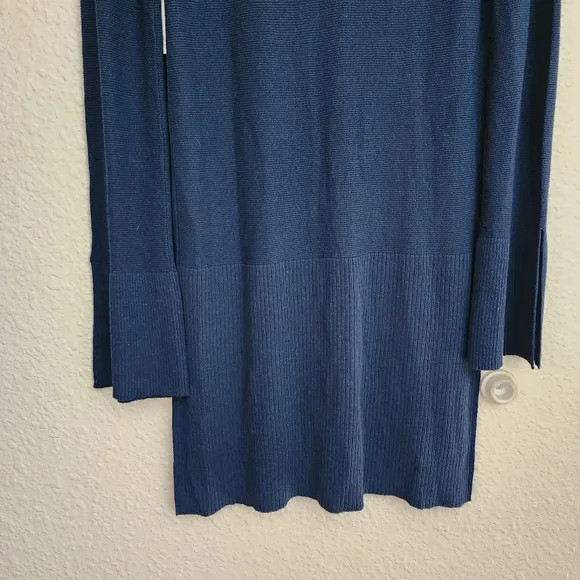 Free People Crisscross Tunic Sweater Women's Size Medium in Midnight NWT $98