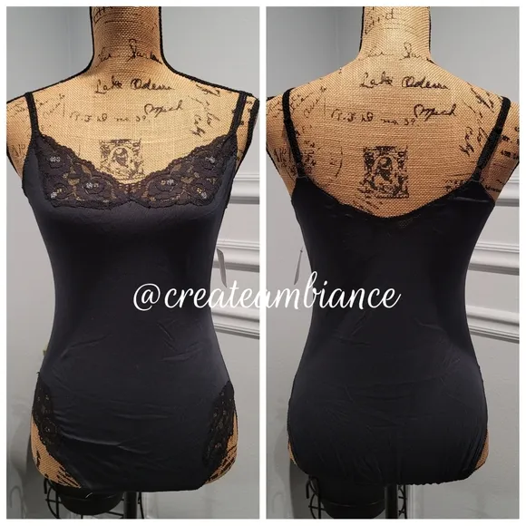 Free People Lace Inset Bodysuit