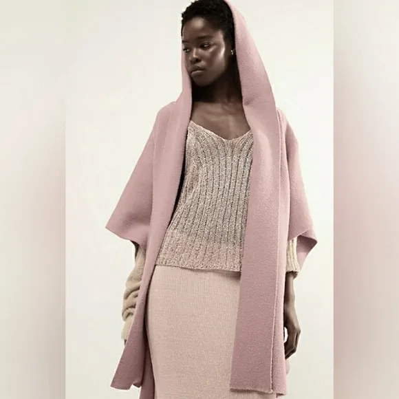 FREE PEOPLE Rose ALL I NEED Open-Front  Sweater Kimono Shawl Collar Pock…