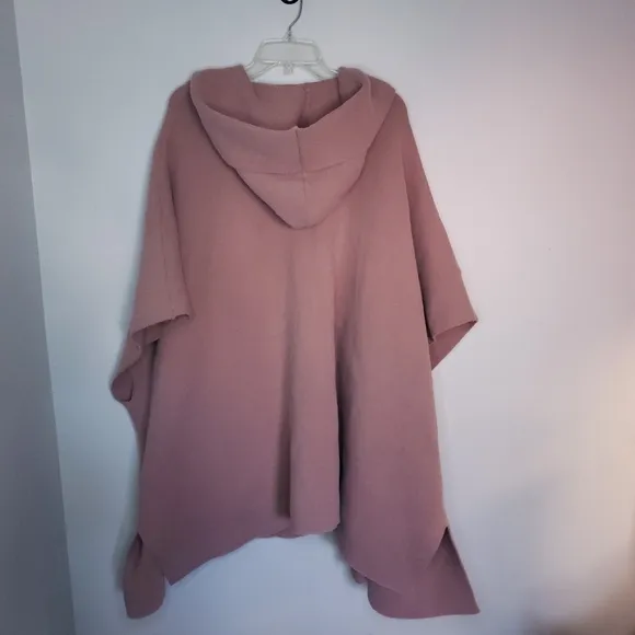FREE PEOPLE Rose ALL I NEED Open-Front  Sweater Kimono Shawl Collar Pock…