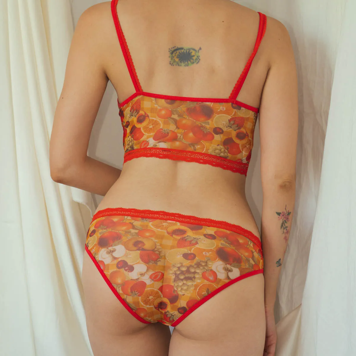 Fruit Punch Printed Crop Cami