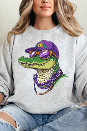 Gator Gras Heavy-weight Crew Sweatshirt