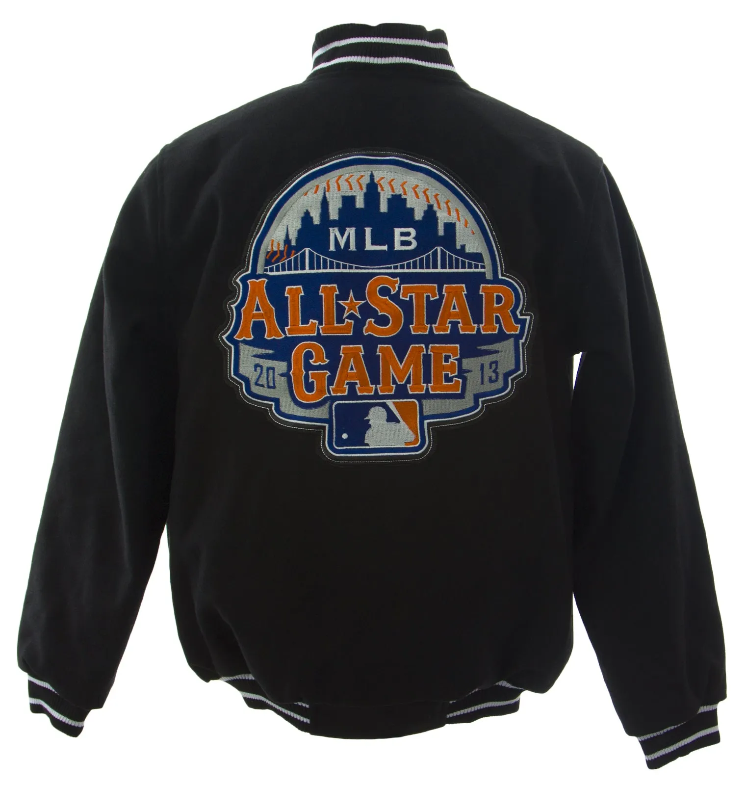 GIII Men's Black 2013 MLB All Star Game Varsity Jacket 6A5WOB3D $170 NEW