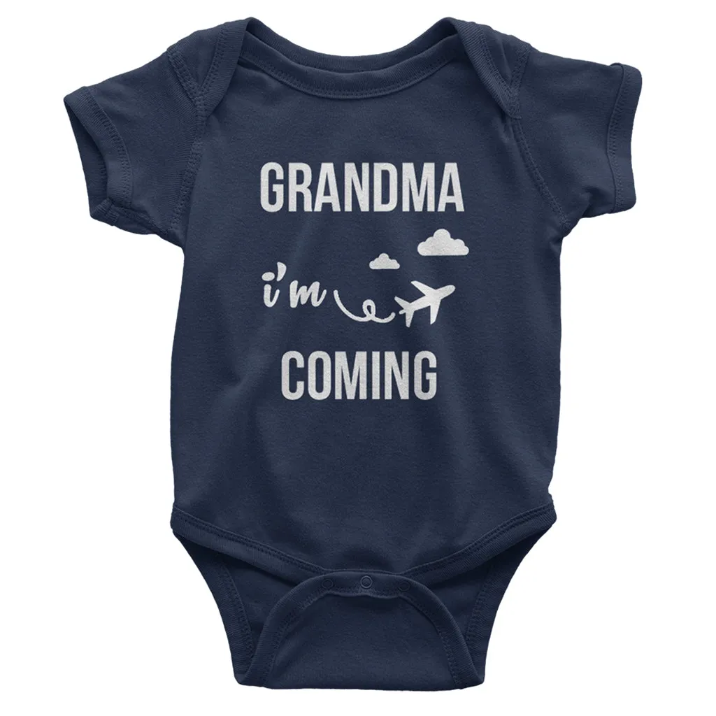Grandma I'm Coming - Boy or Girl Airplane Traveling T-Shirt
