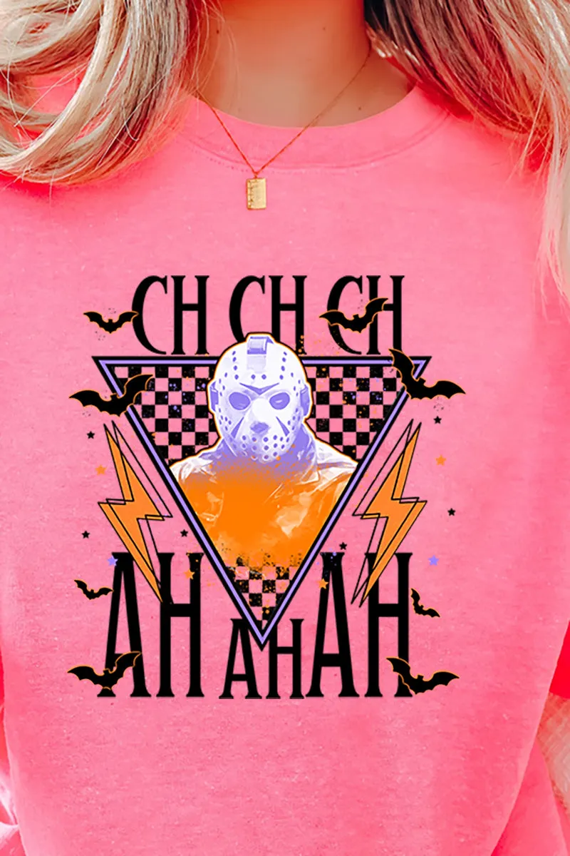 Halloween Vibez Jason Heavy-weight Crew Sweatshirt