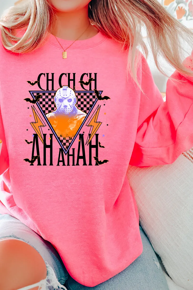 Halloween Vibez Jason Heavy-weight Crew Sweatshirt