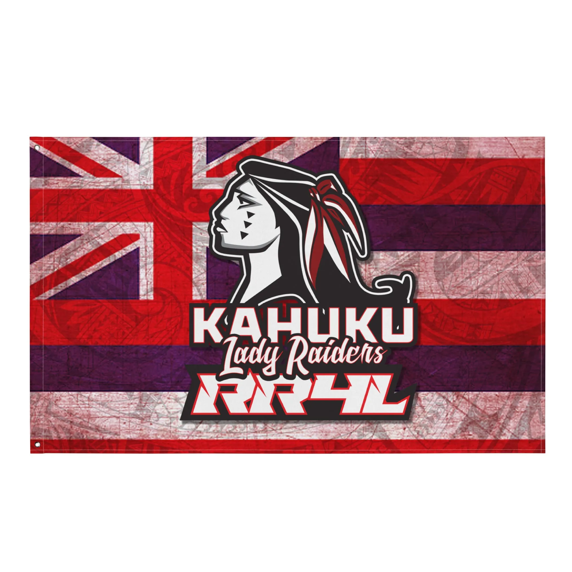 Hawaiian Flag Lady Raiders RR4L Flag