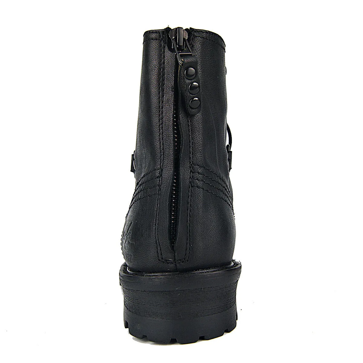 High End genuine leather handmade punk rock Boots men wedge ankle British cowboy Retro botas Wipe the old shoes
