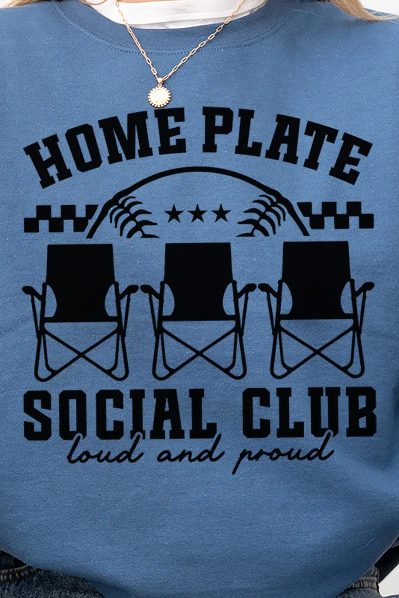 Home Plate Social Club Heavy-weight Crew Sweatshirt