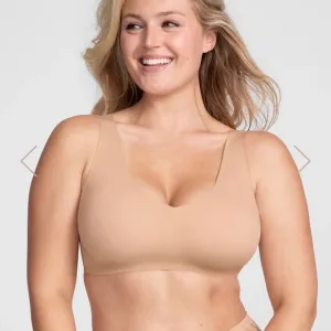Honeylove Sand Beige V Neck Bra Sz.L