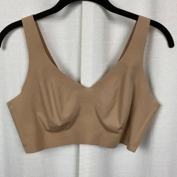 Honeylove Sand Beige V Neck Bra Sz.L