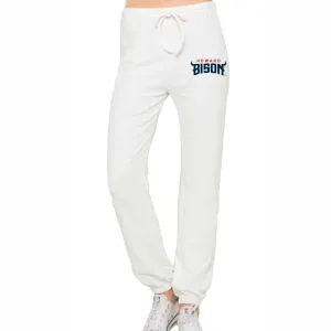Howard Bison White Joggers