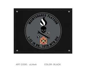 Ice FSC, 1-32 IN BN, 1 BCT, 10 MTN DIV Banner Flag - uLhkeh