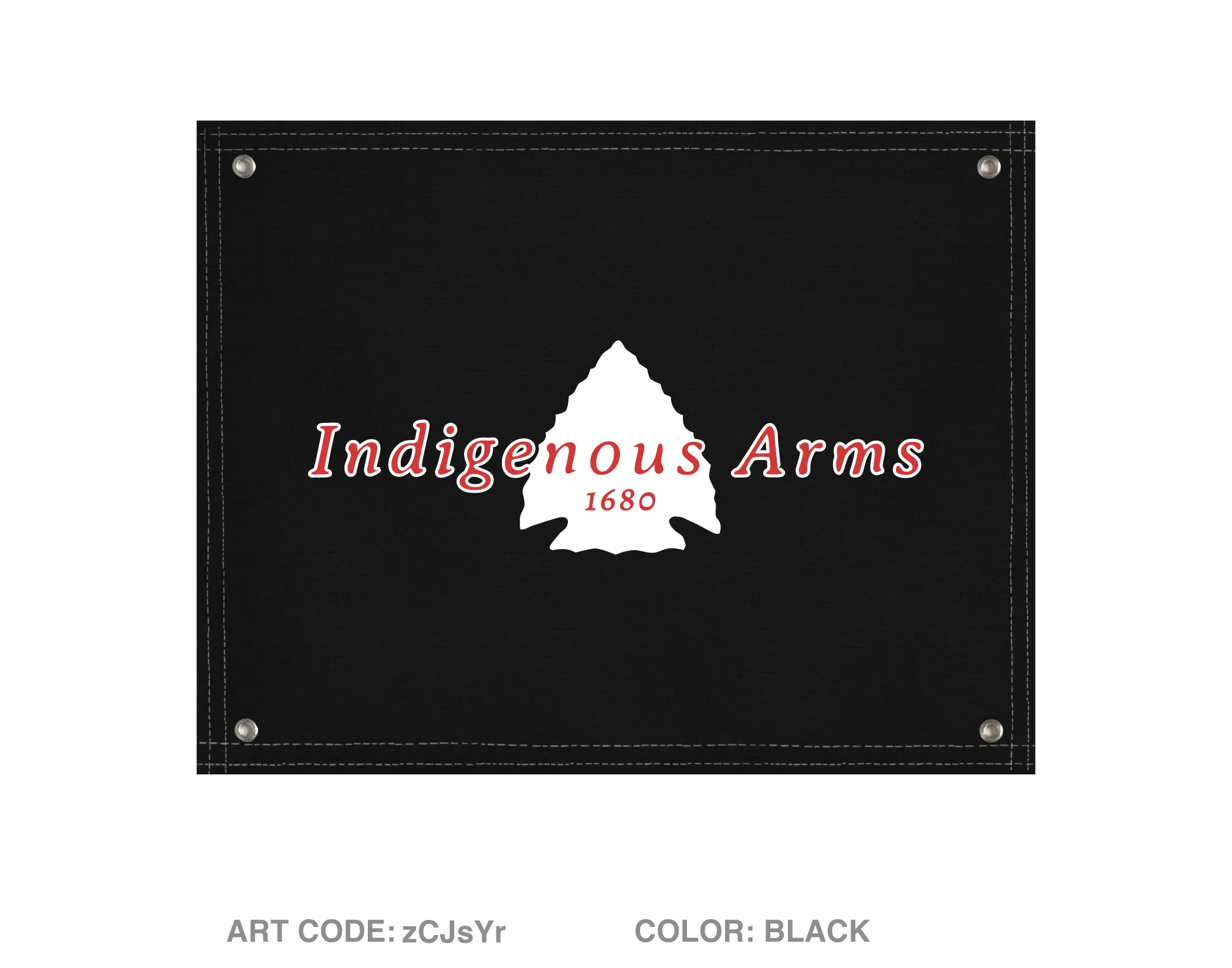 Indigenous Arms 1680 Training Banner Flag - zCJsYr