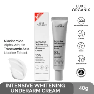 Intensive Whitening Underarm Cream 10% Niacinamide   30% More