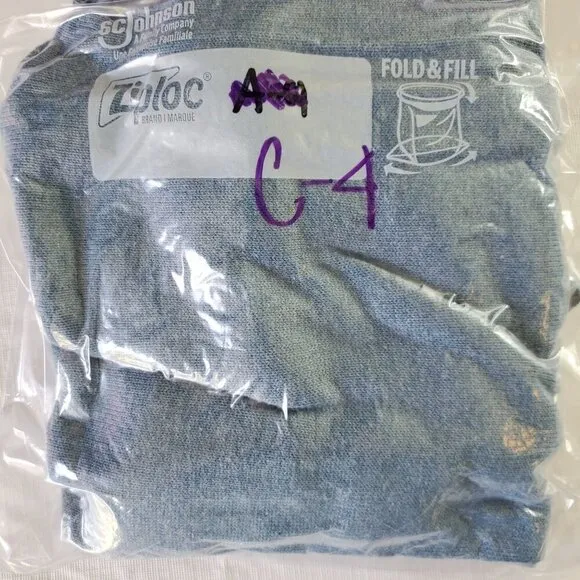 J. Jill Women's Blue Pullover Sweater Split Neck Knitted Size Medium (C-4)
