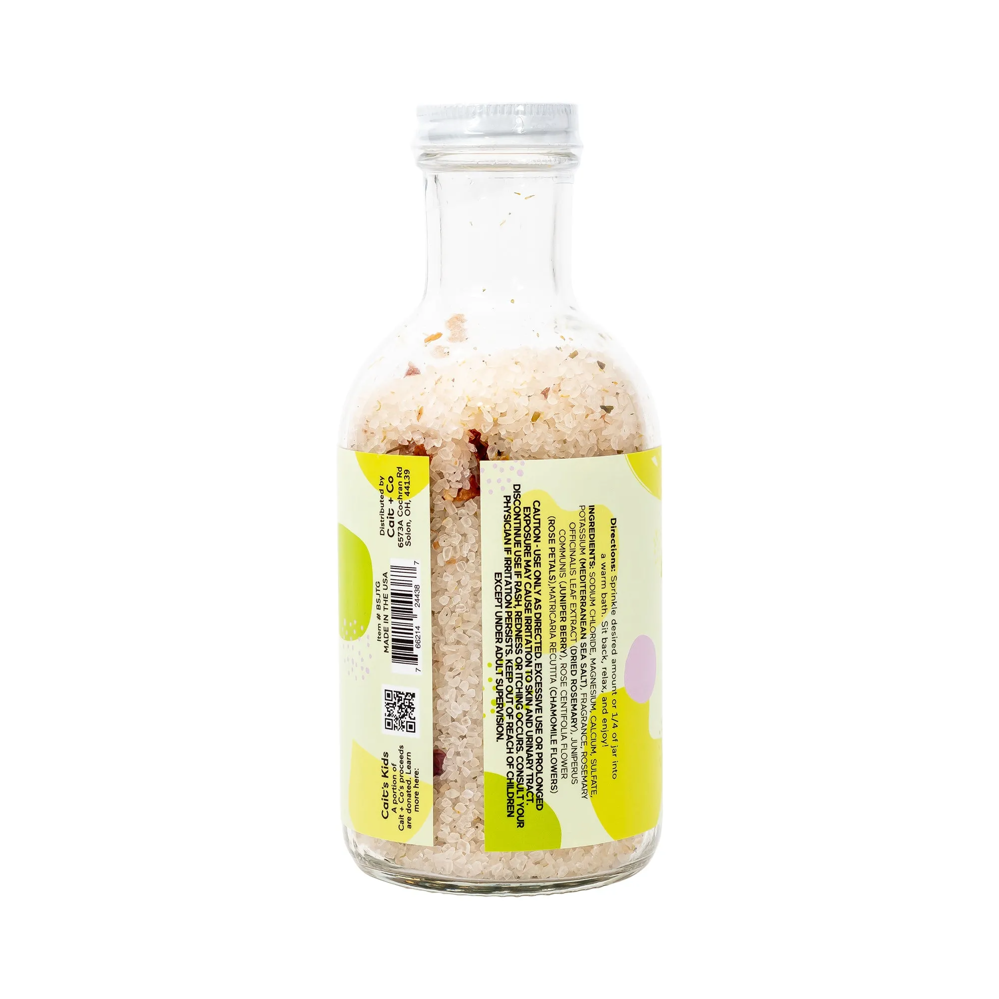 Jasmine Tea   Ginger Aromatherapy Bath Salt Soak