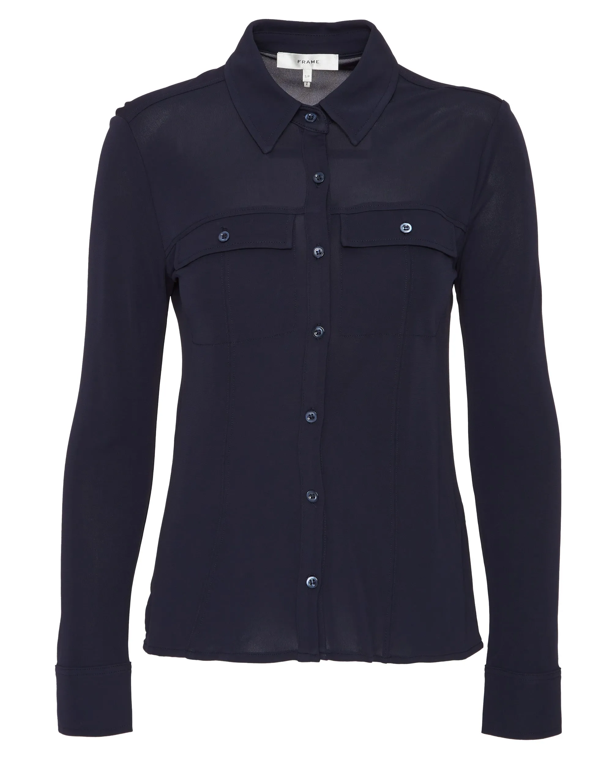 Jersey Button Up Shirt