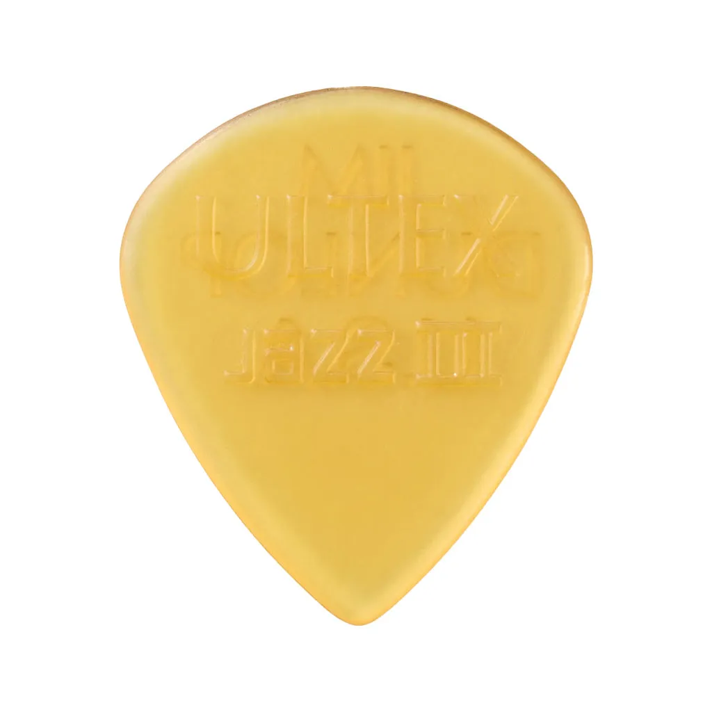 Jim Dunlop 427R1.38 Ultex Jazz III Guitar Pick, Bag of 24