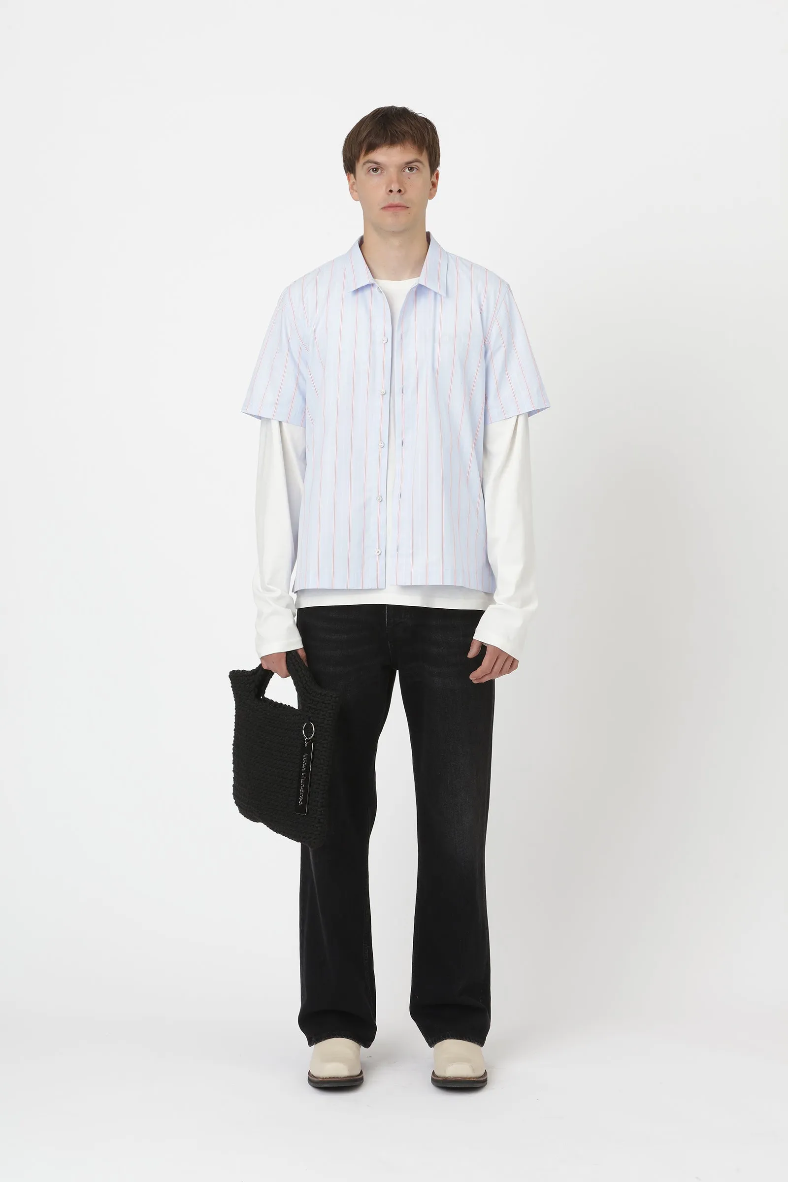 Kirk Stripe - Blue Red Stripe
