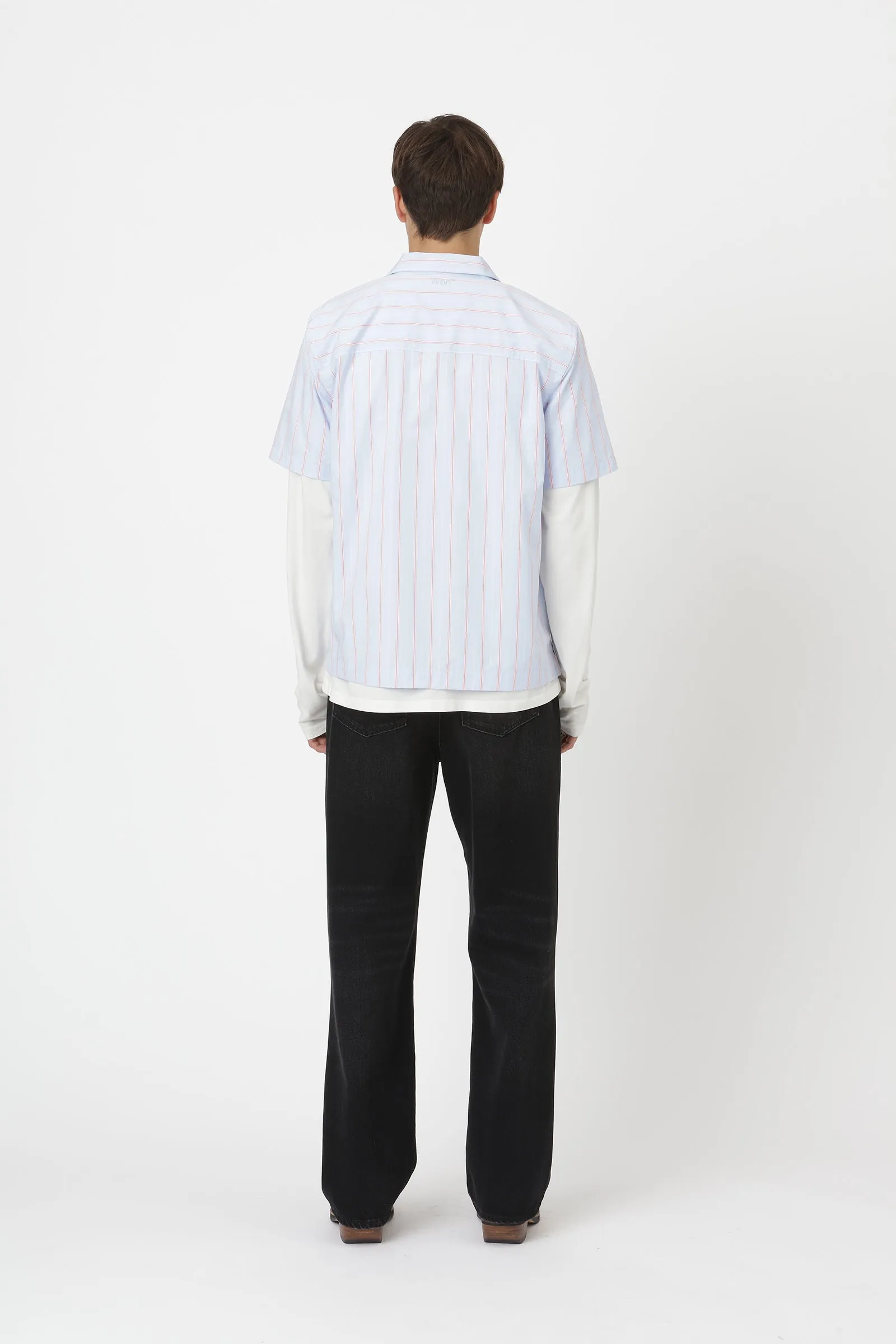Kirk Stripe - Blue Red Stripe