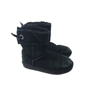 Koolaburra by UGG KIDS's Suede Mini Boots - Burra BLACK Size 1