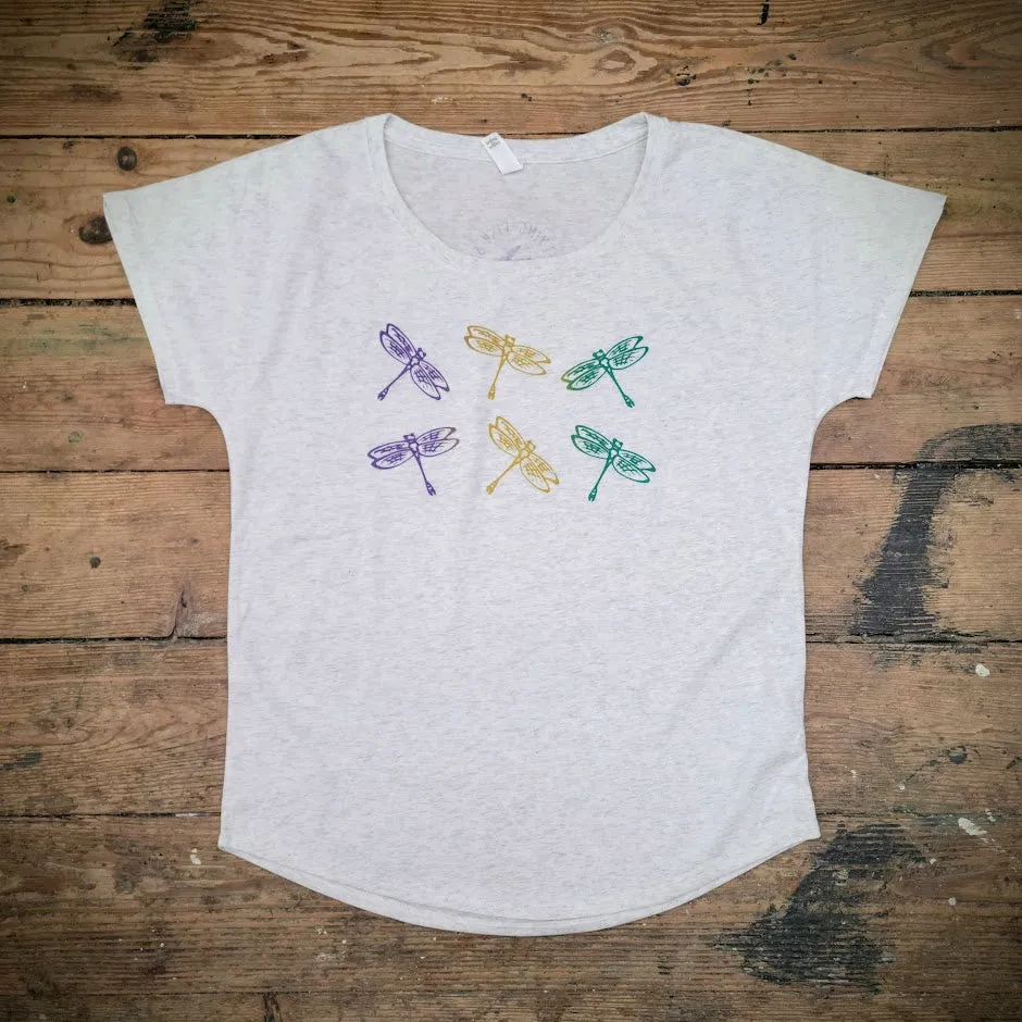 Ladies Dragonfly Dolman Tee