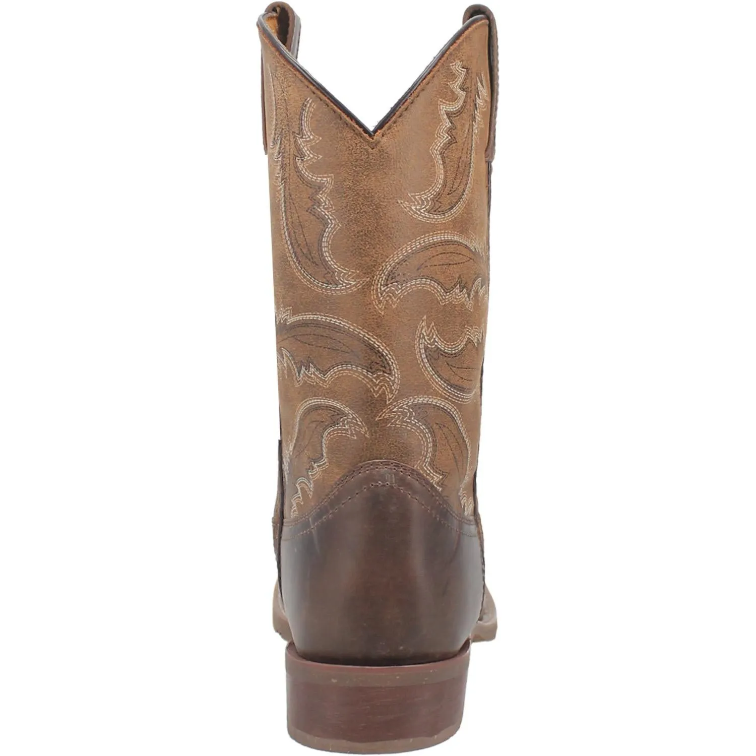 Laredo Tan Bradshaw Broad Square Toe Boots for Men