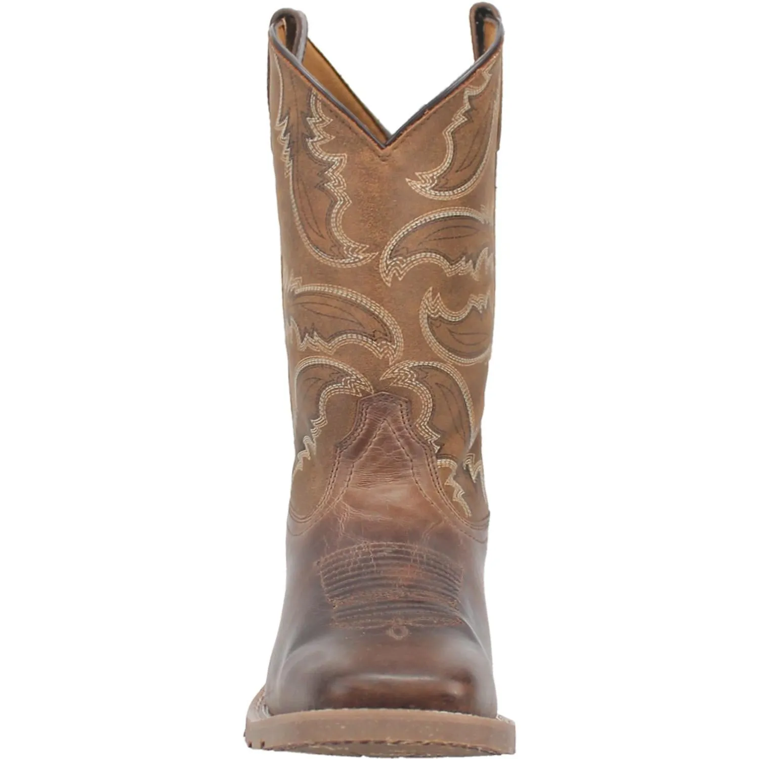 Laredo Tan Bradshaw Broad Square Toe Boots for Men