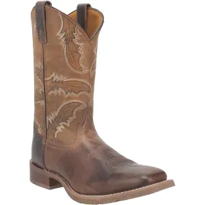 Laredo Tan Bradshaw Broad Square Toe Boots for Men