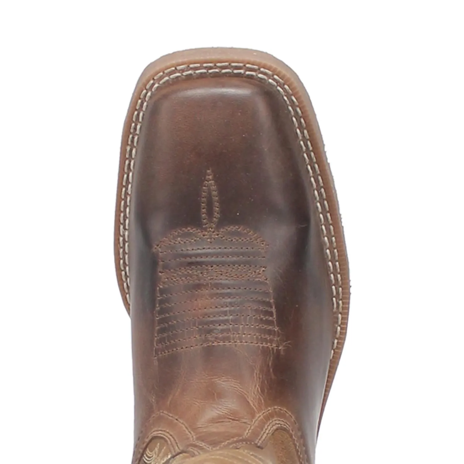 Laredo Tan Bradshaw Broad Square Toe Boots for Men