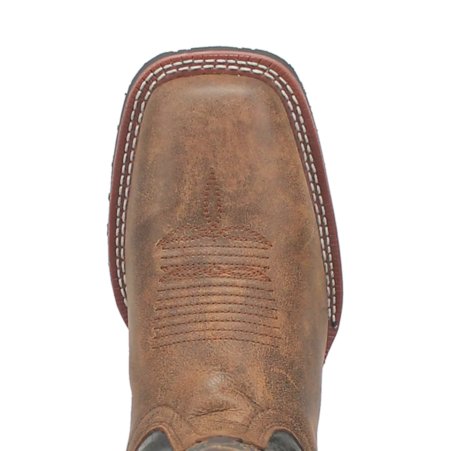 Laredo Tan/Black Kosar Broad Square Toe Boots for Men