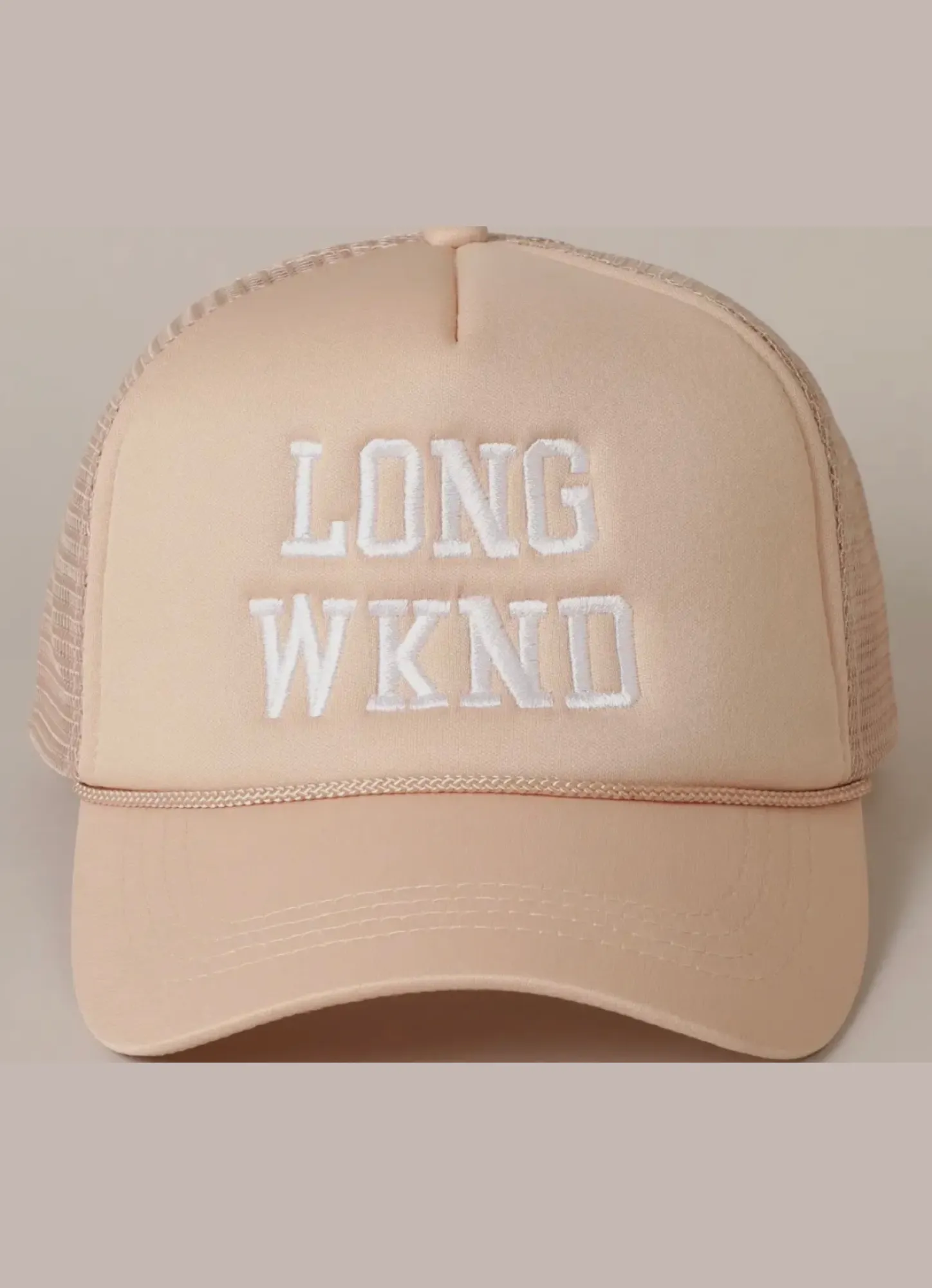 Long WKND Trucker Hat