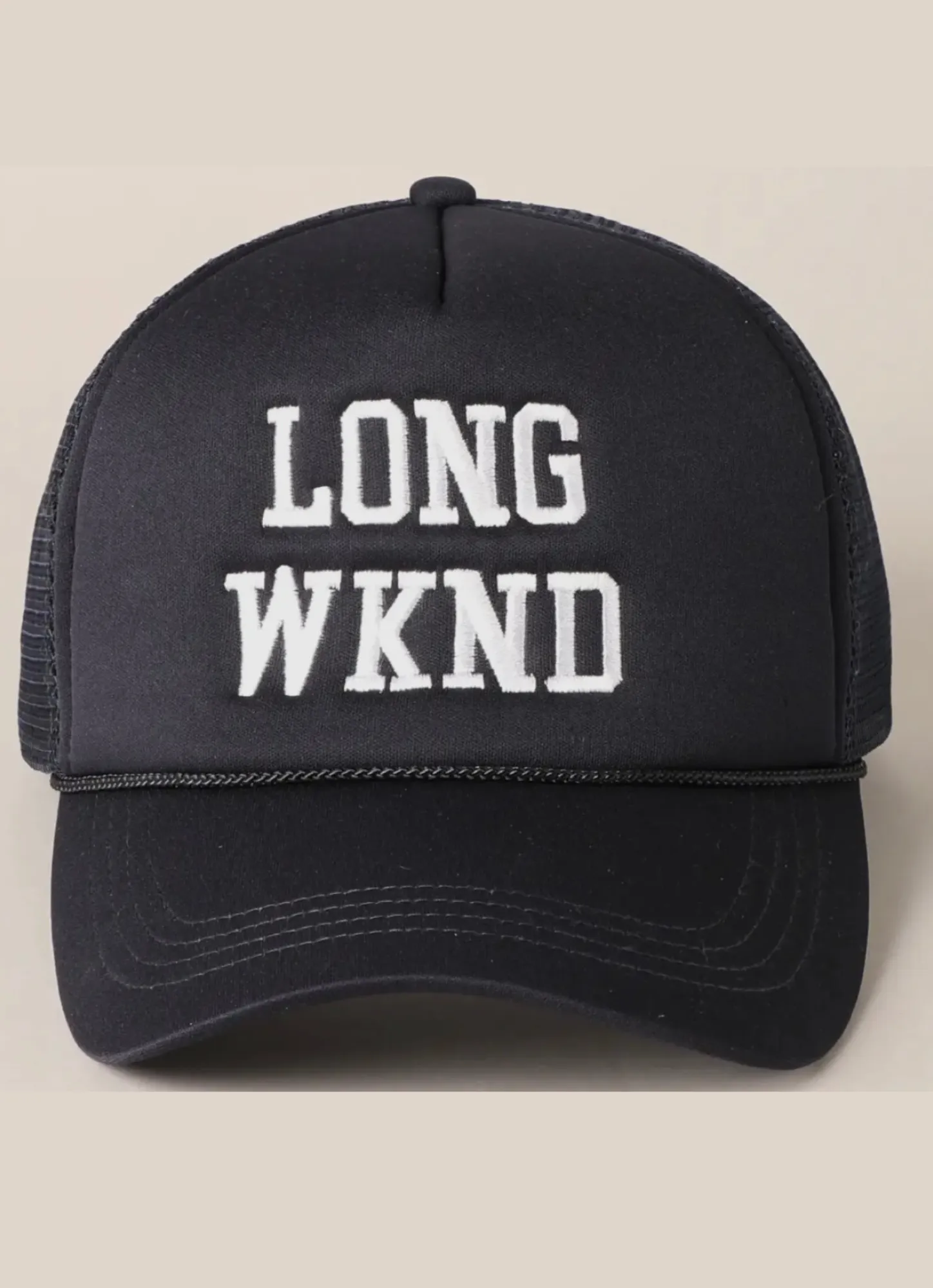 Long WKND Trucker Hat