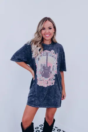 Love Music City Graphic Tee - Mineral Black
