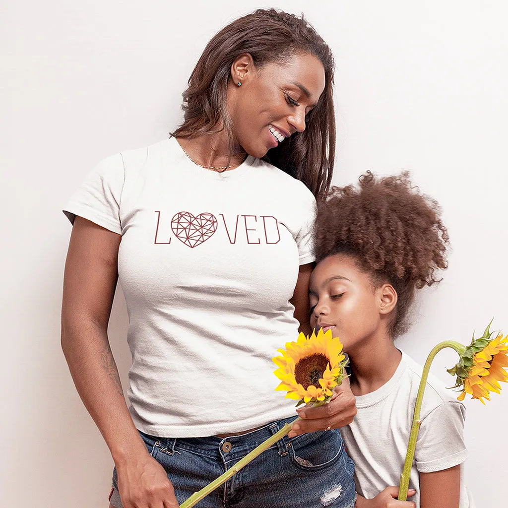 Loved - Graphic Matching T-Shirts for Mommy and Me