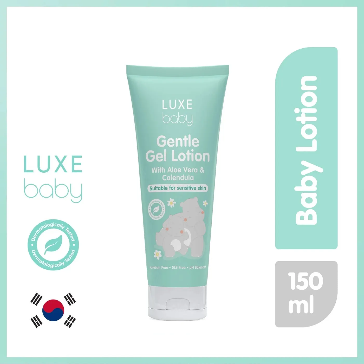 Luxe Baby Gentle Gel Lotion w/ Aloe Vera & Calendula 150ml