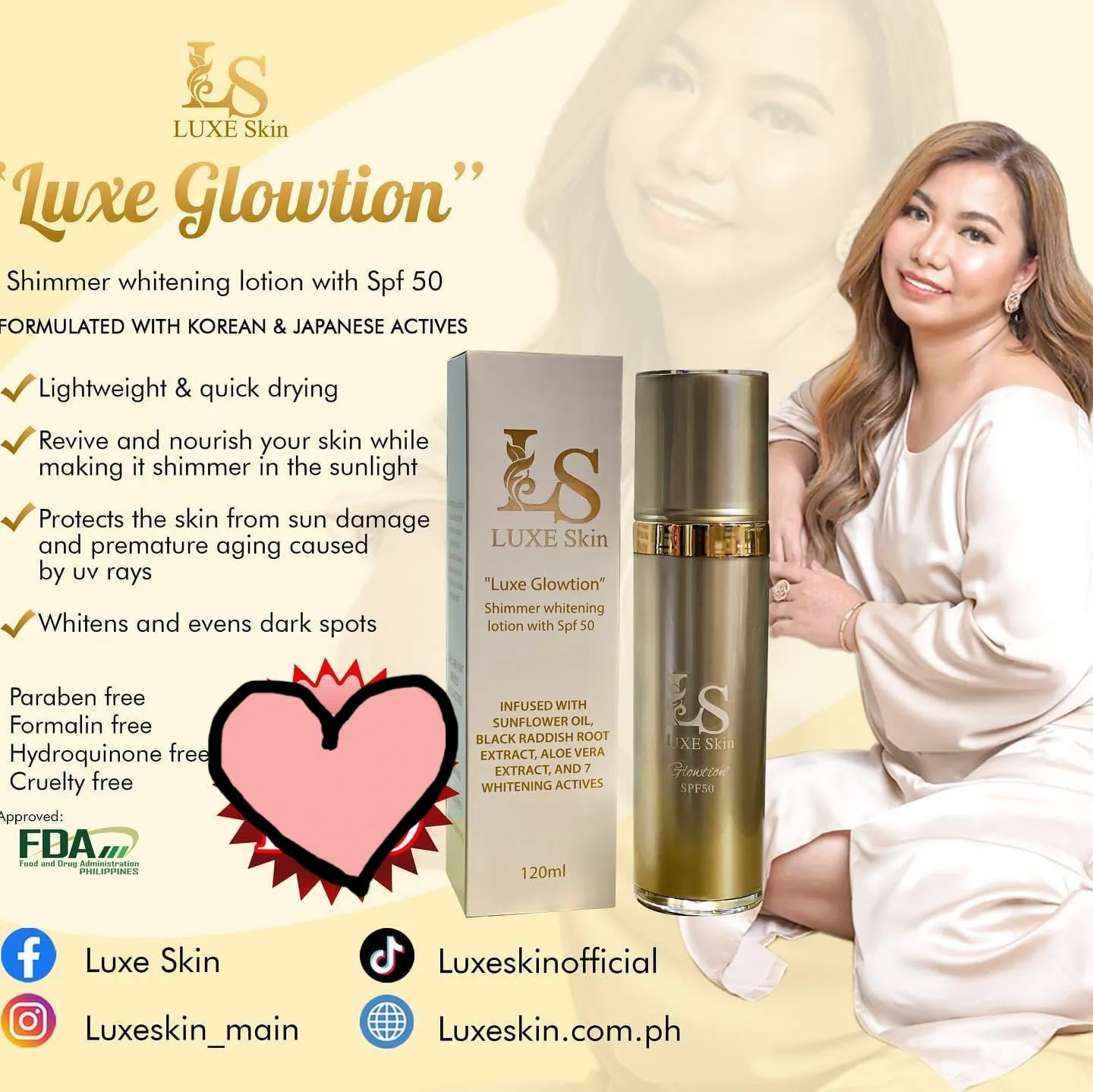 Luxe Glowtion 120ml