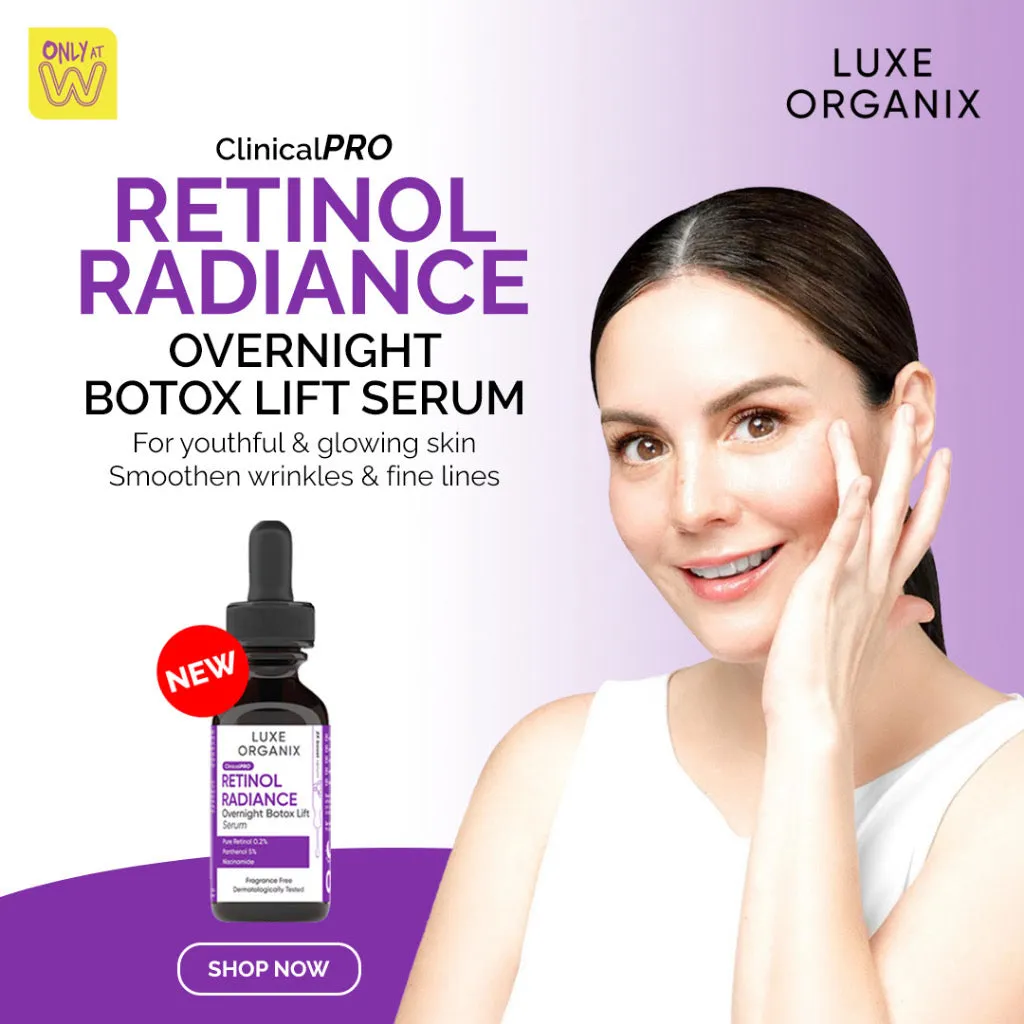 LUXE ORGANIX Clinical Pro Retinol Radiance Serum 30ml