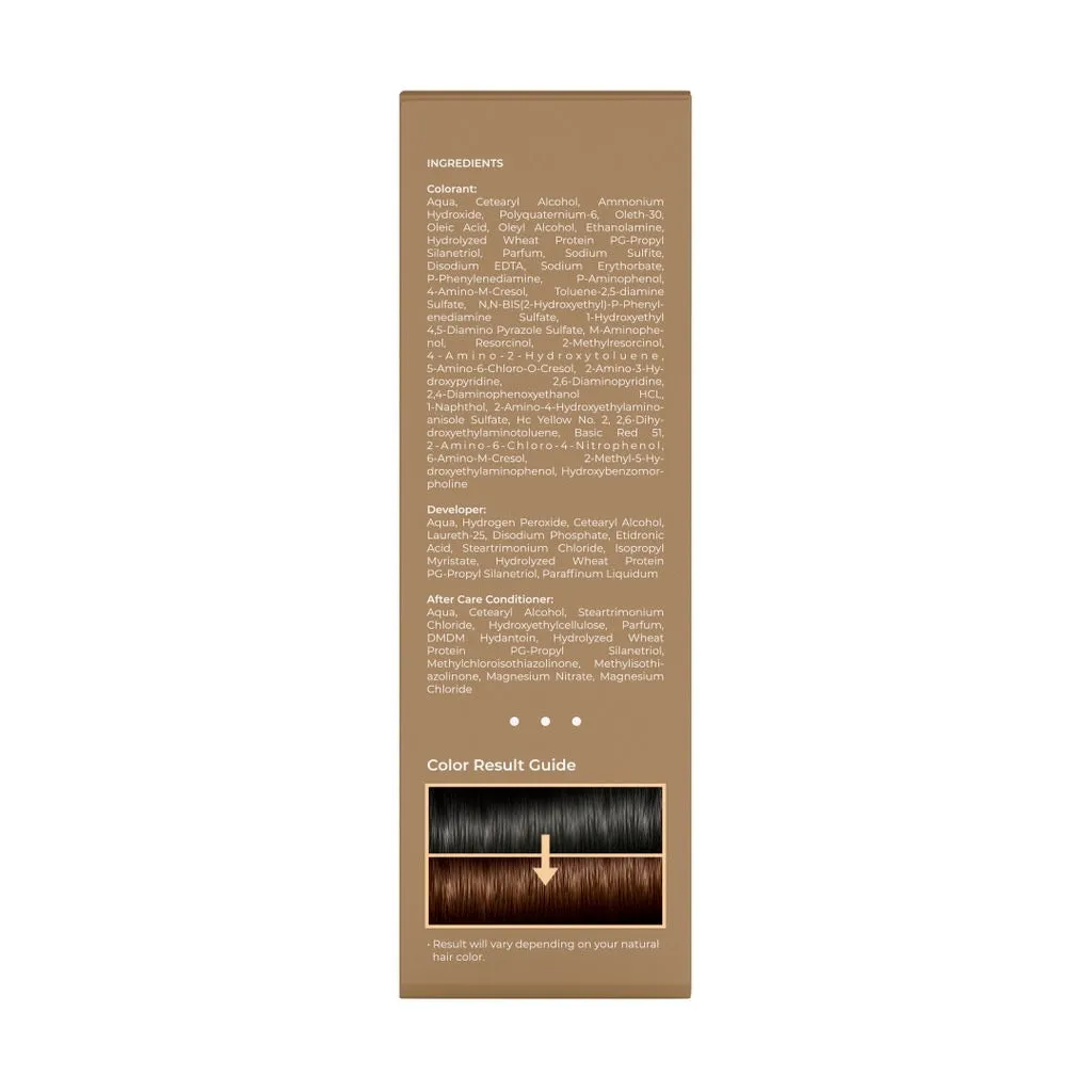 LUXE ORGANIX Keratin Hair Color   Care 140ml (Chocolate Blonde) Exp 06/2024