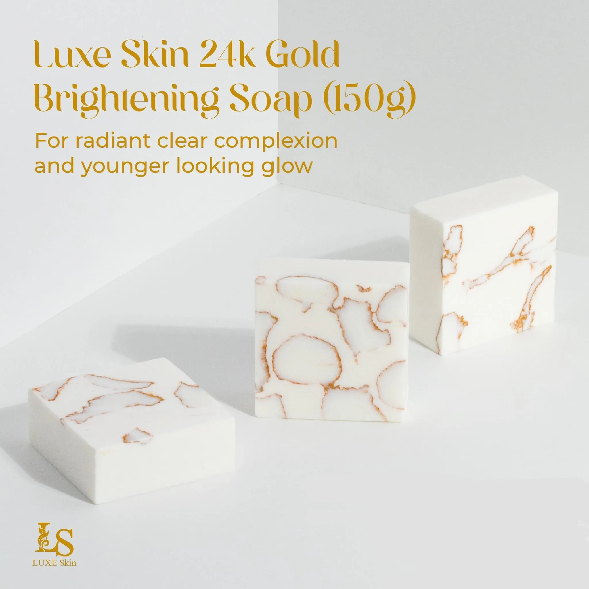 Luxe Skin 24K Gold Brightening Soap 135g