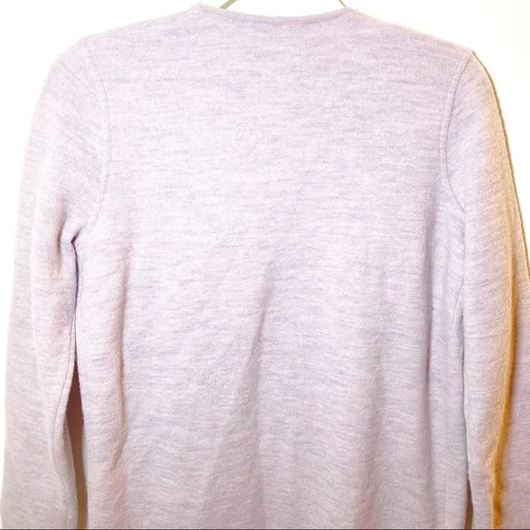 MADEWELL Lombard 100% Merino Wool Cardigan Sweater Coat Blush Pink, Size XS